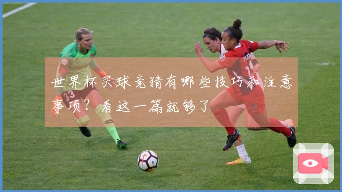 世界杯买球竞猜有哪些技巧和注意事项？看这一篇就够了