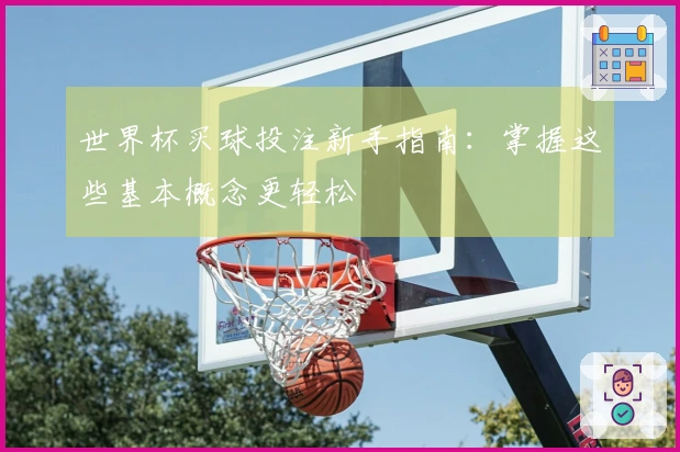 世界杯买球投注新手指南：掌握这些基本概念更轻松
